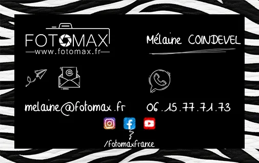 Business card Design - NFC_1 melaine-front side Fotomax