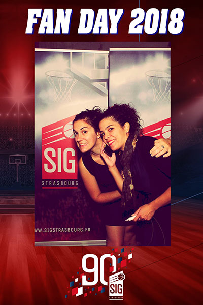 Animation photobooth Fotomax au Fan Day SIG Strasbourg